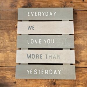 Baby Nursery Wall Decor Sign 16x20 Boho Farmhouse Gender Neutral Room Art